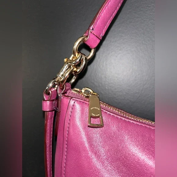 Coach Chelsea, 2way Smooth Purple Calf Leather Bag (2015) - 37018 - Picture 5 of 16